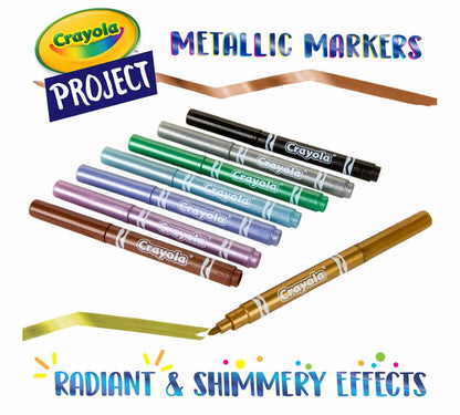 Crayola Project Metallic Markers 8 Count - US 9204