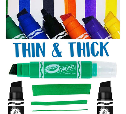 XL Poster Markers, Classic Colors, 4 Count - US 9088