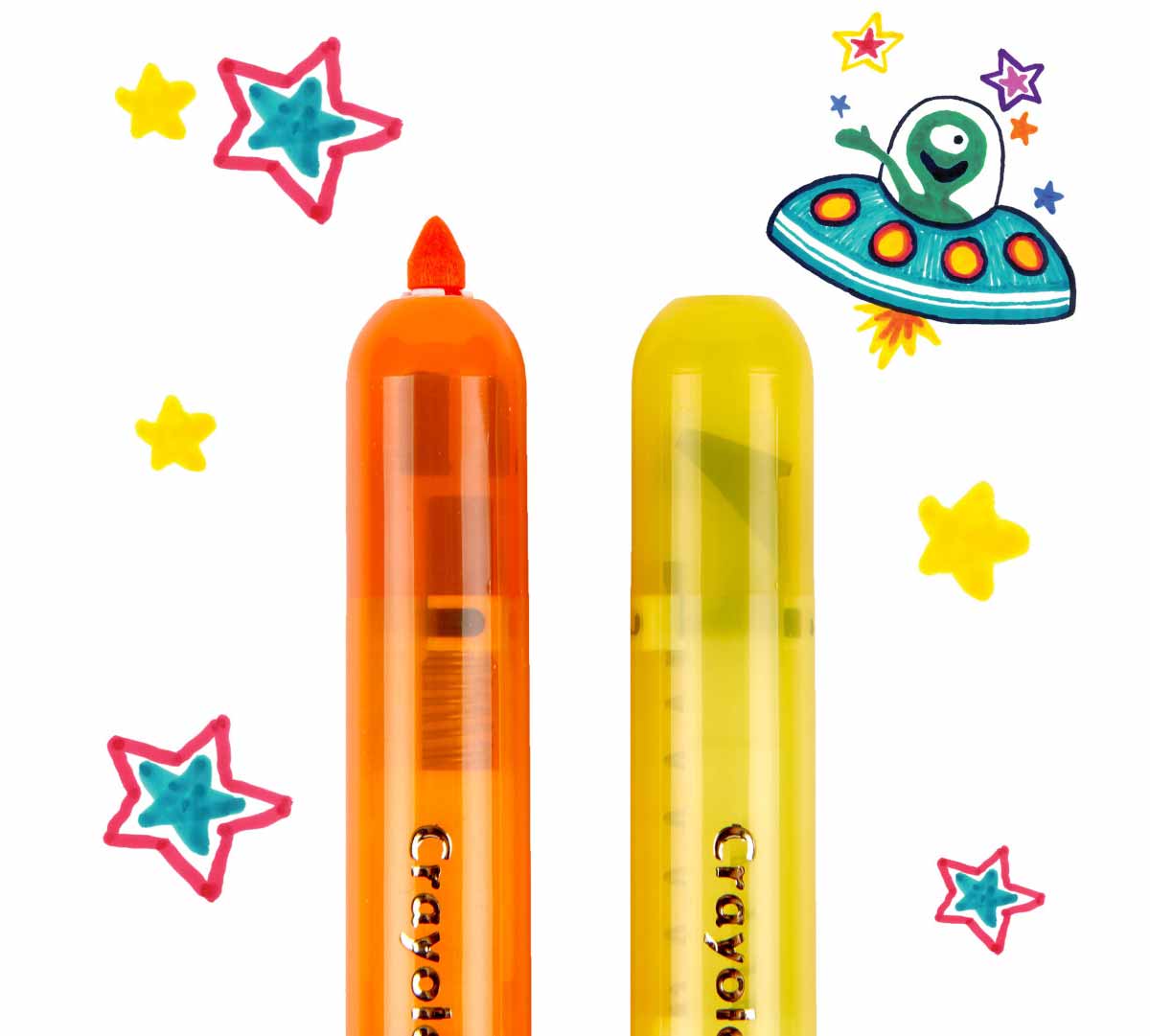 Clicks Retractable Markers, 10 Count - US 7342