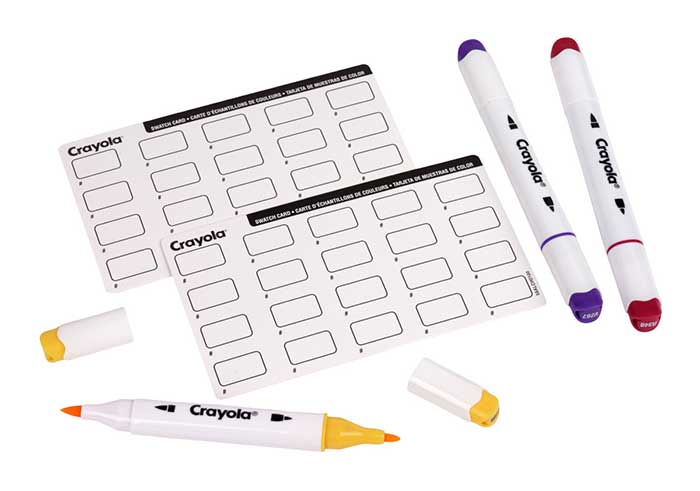 Crayola Dual-Tip Alcohol-Based Marker Set for Adults, 120 count set - US 2336