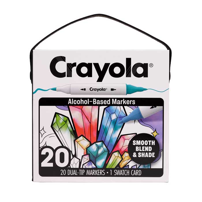 Crayola Dual-Tip Alcohol-Based Marker Set for Adults (20ct) - US 6217