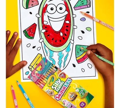 Silly Scents Smash Ups Colored Pencils, 12 Count - US 2948