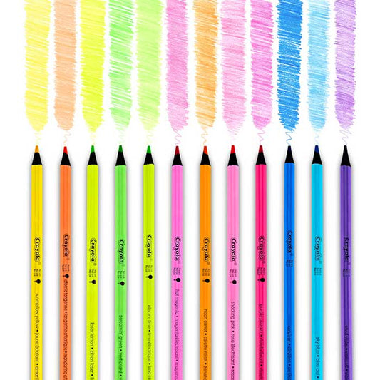 Neon Colored Pencils, 12 Count - US 4071