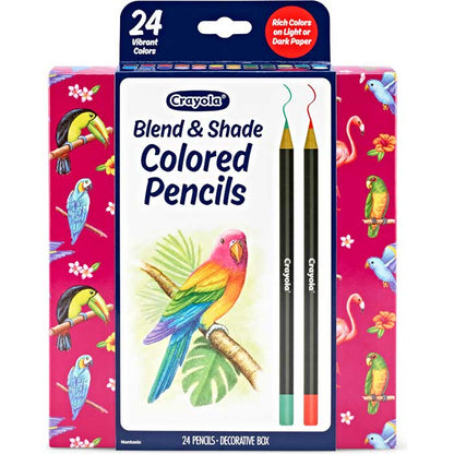 Blend & Shade Colored Pencils, 24 Count - US 6487