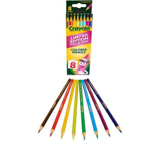 Limited Edition Retired Colored Pencils, 8 Count - US 3303
