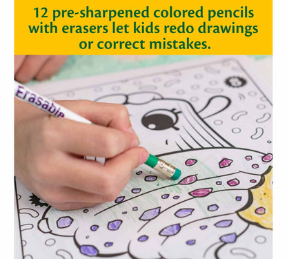 Erasable Colored Pencils, 12 Count - US 9993