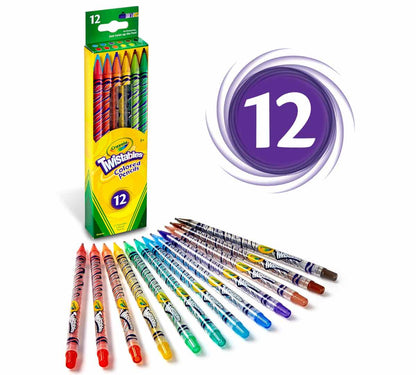 Twistables Colored Pencils, 12 Count - US 4391