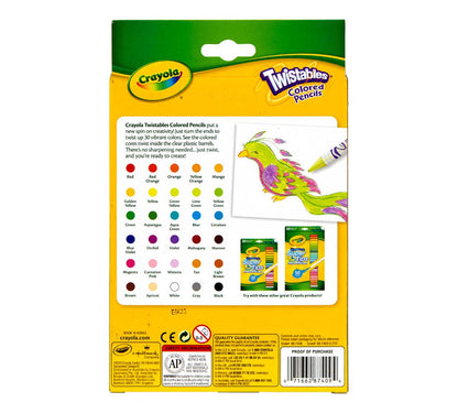 Twistables Colored Pencils, 30 Count - US 4714