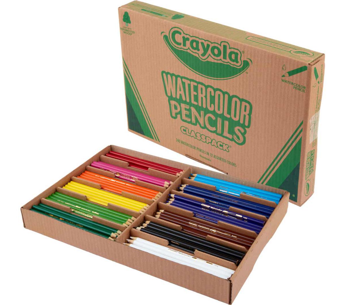 Watercolor Pencils Classpack, 240 Count, 12 Colors - US 4155