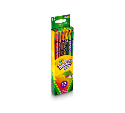 Erasable Twistables Colored Pencils, 12 Count - US 1902