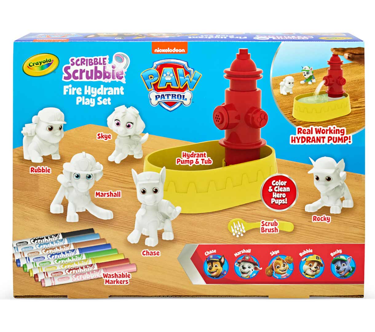 Scribble Scrubbie PAW Patrol Fire Hydrant Play Set - US 3700