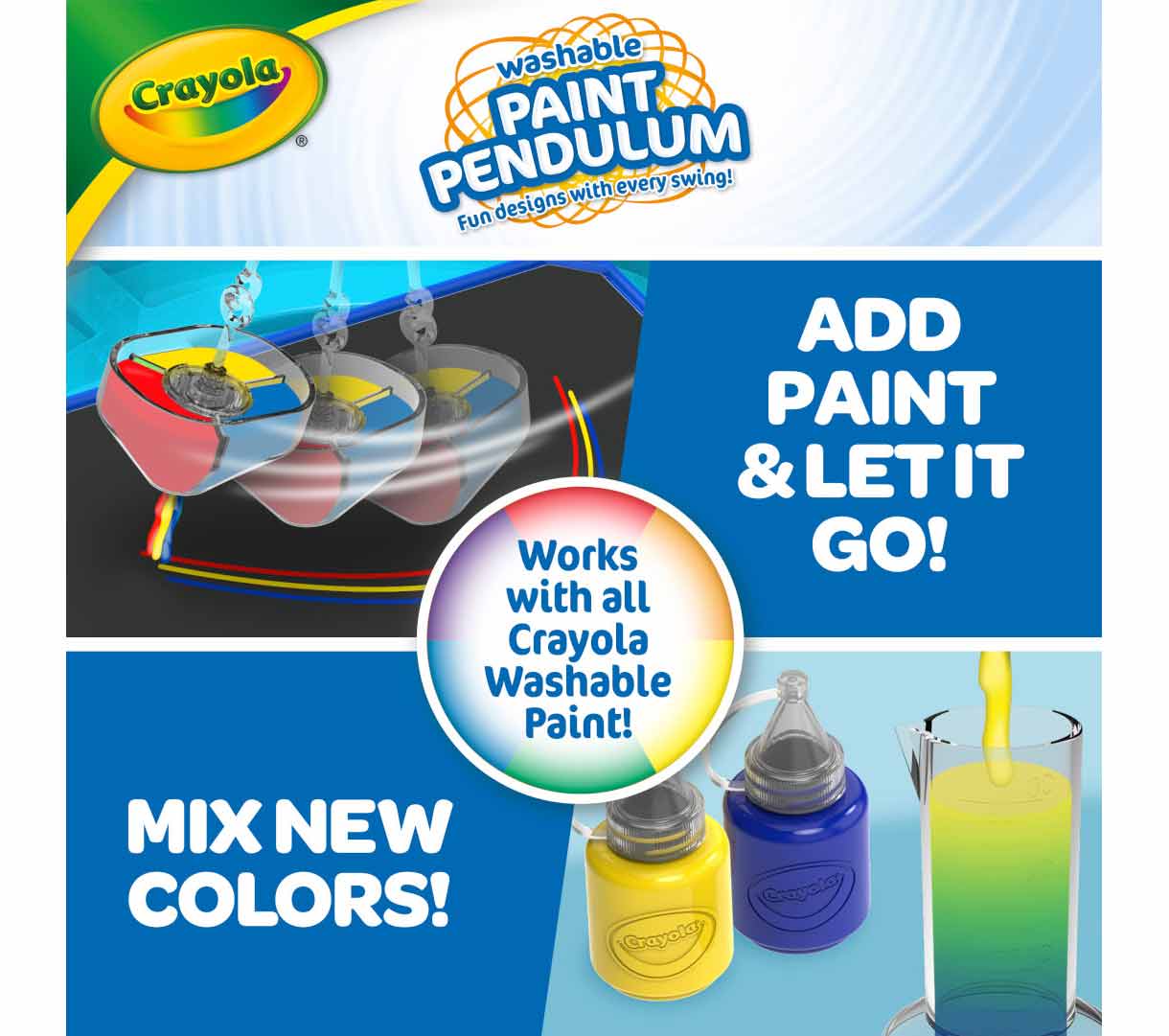 Washable Paint Pendulum - US 3969