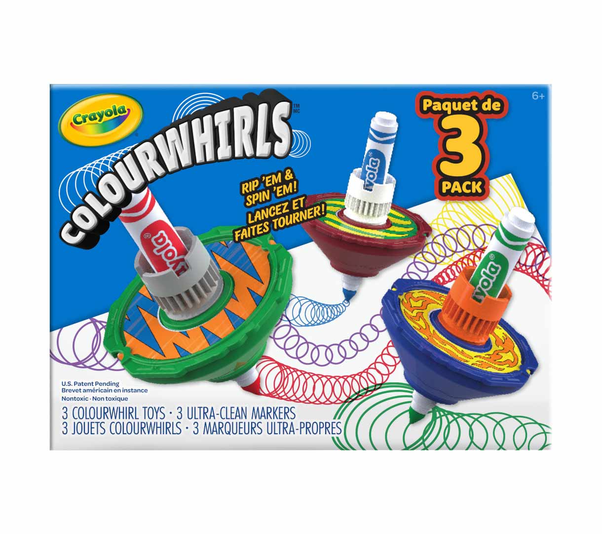 Colourwhirls, 3 Pack - US 2074