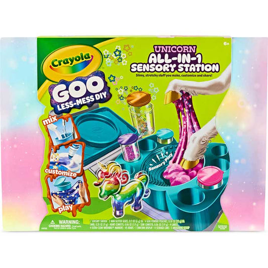 Crayola Goo All-In-1 Unicorn Sensory Station - US 0516
