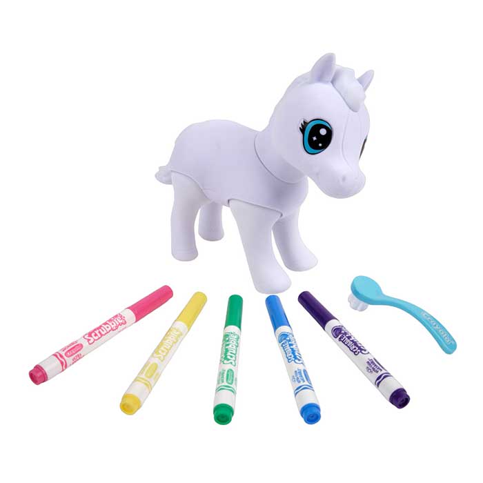 Scribble Scrubbie Jumbo Pet, Big Evie - US 6019