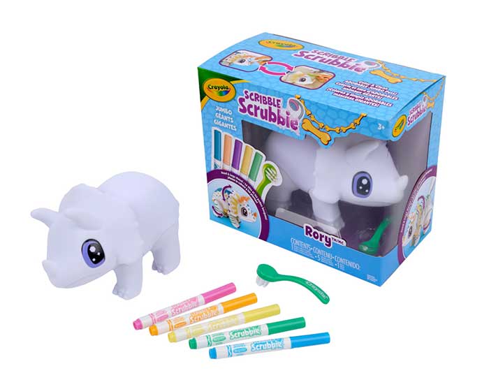 Scribble Scrubbie Jumbo Dino, Rory - US 4068