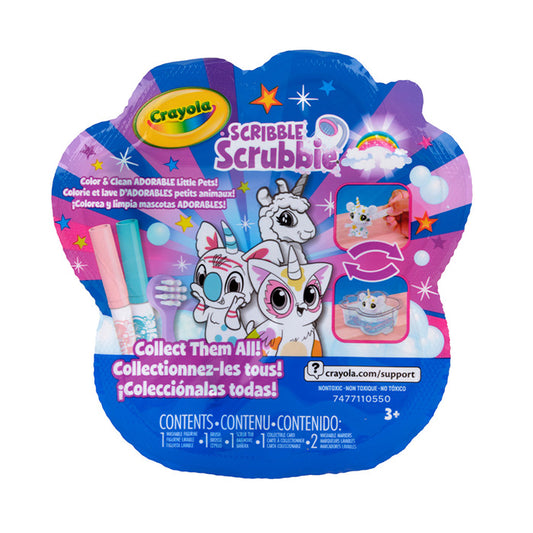 Scribble Scrubbie Mini Tub, Uni-Creature - US 7008