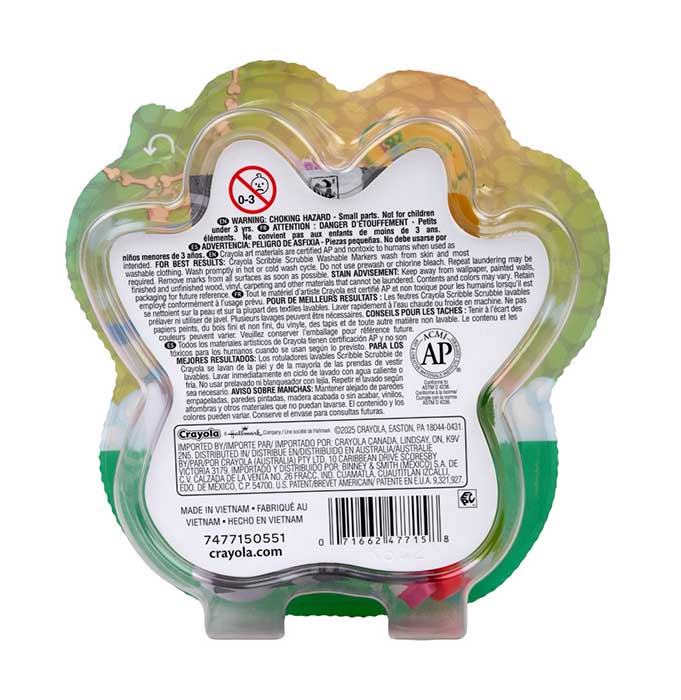 Scribble Scrubbie Dinosaur Mini Tub Set - US 8703