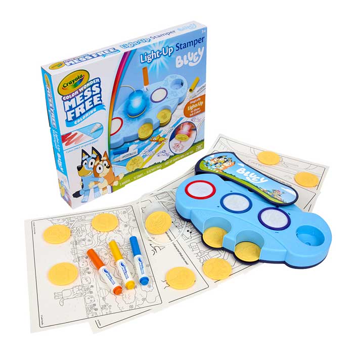 Color Wonder Mess Free Light-Up Stamper, Bluey - US 6701
