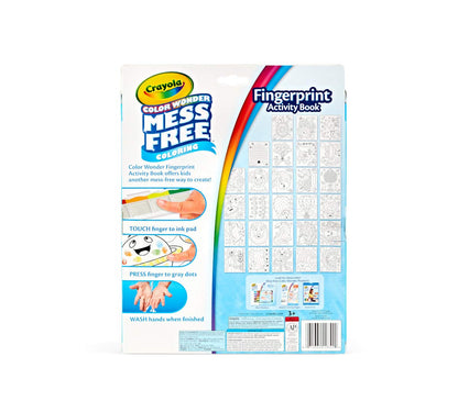 Color Wonder Mess Free Finger Painting Activity Book - US 1972