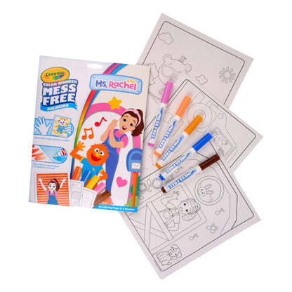 Color Wonder Mess Free Ms Rachel Coloring Pages & Markers - US 2345