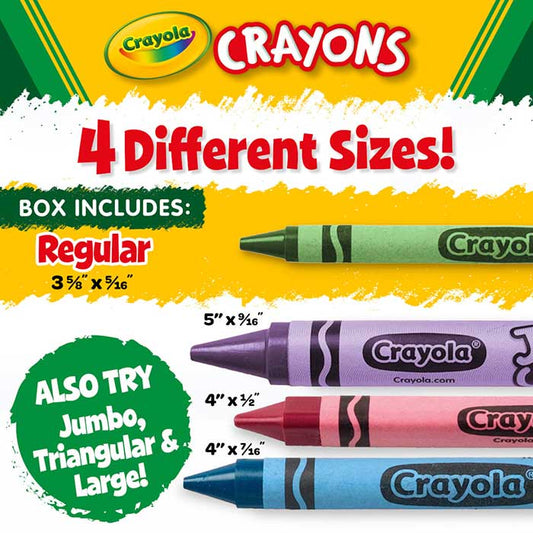 12 Box Classpack of 24 Count Crayons - US 6743