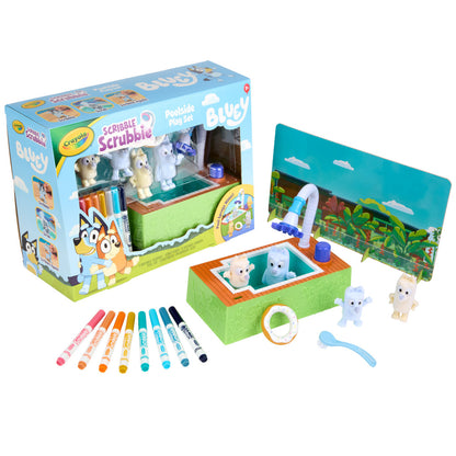 Scribble Scrubbie Bluey Pool Set - US 8210