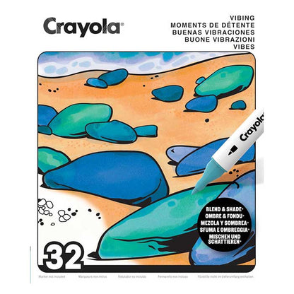 Vibing Adult Coloring Book, 32 pages - US 4732