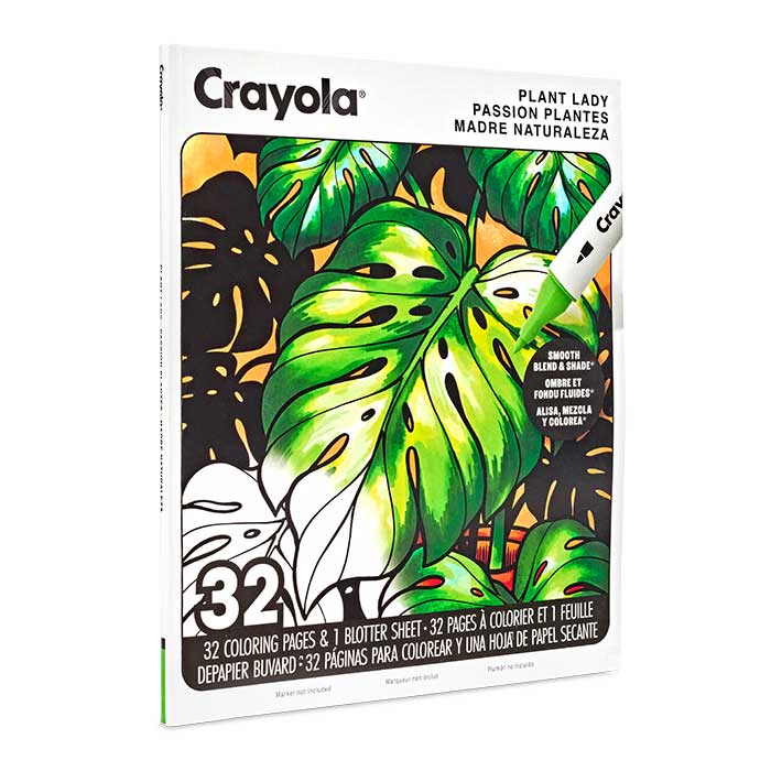 Plant Lady Adult Coloring Book, 32 Pages - US 1344
