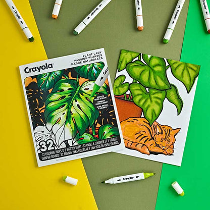 Plant Lady Adult Coloring Book, 32 Pages - US 1344