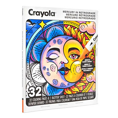 Mercury in Retrograde Adult Coloring Book, 32 pages - US 1054
