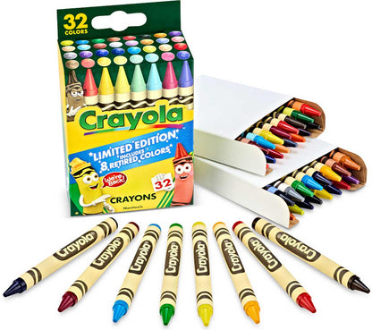 Classic & Limited Edition Retired Crayons, 32 Count - US 0752