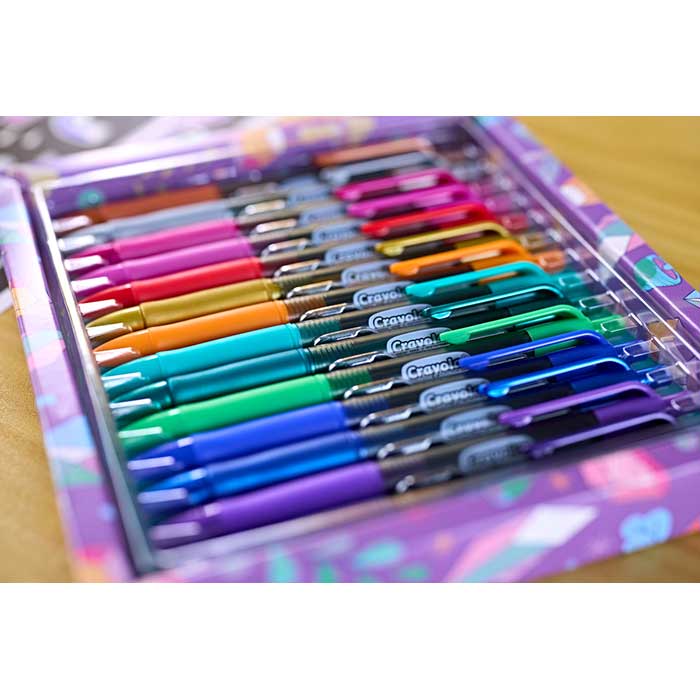 Matte & Shimmer Gel Ink Pens, 14 Pens - US 7719