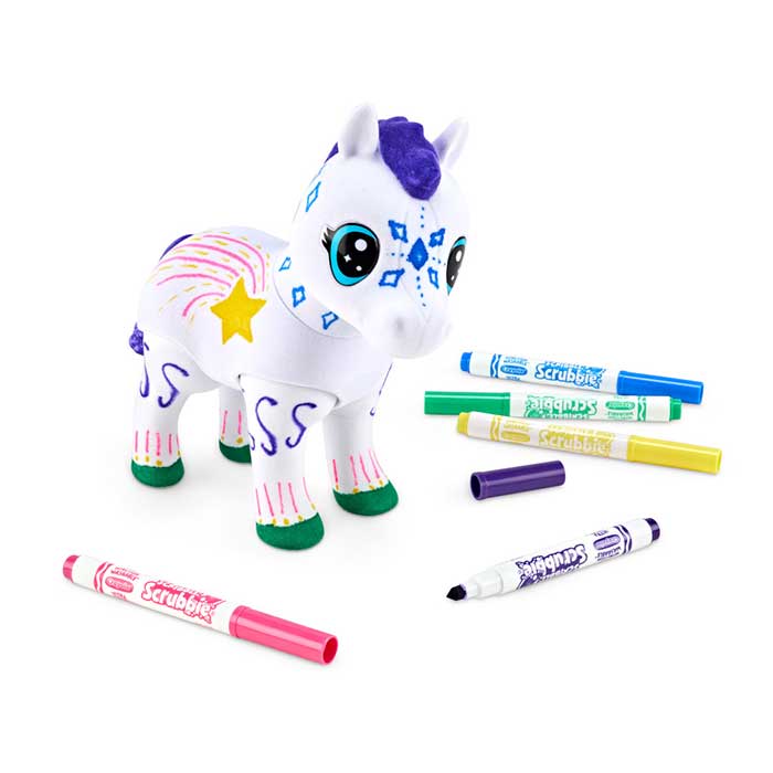 Scribble Scrubbie Jumbo Pet, Big Evie - US 6019