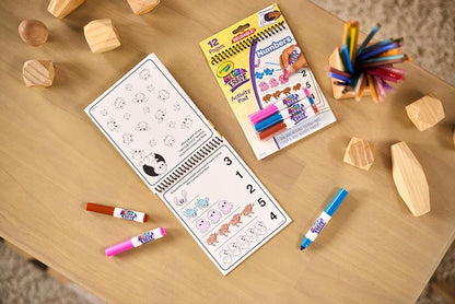 Color & Erase Reusable Activity Pad, Numbers - US 3276