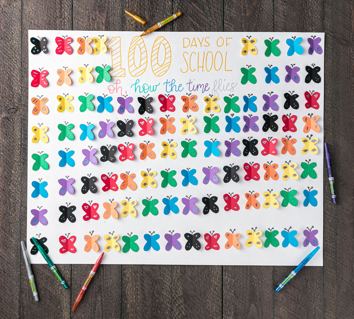 Glitter Markers, 6 Count - US 4159