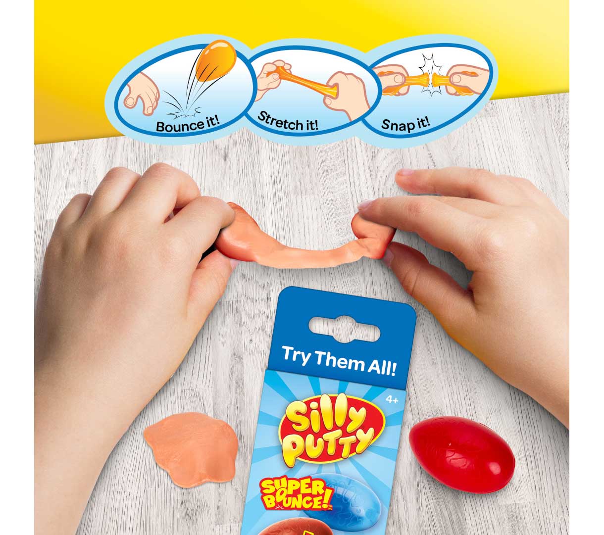 Silly Putty Specialty Pack, 4 Count - US 4530