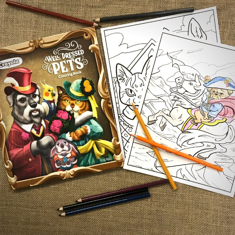 Well Dressed Pets Coloring Book - US 2175